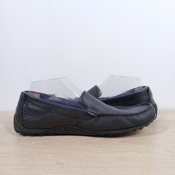 Cole Haan Clarks Collection Black Leather Driving Loafers Slip-On Loafers 728 main image 4